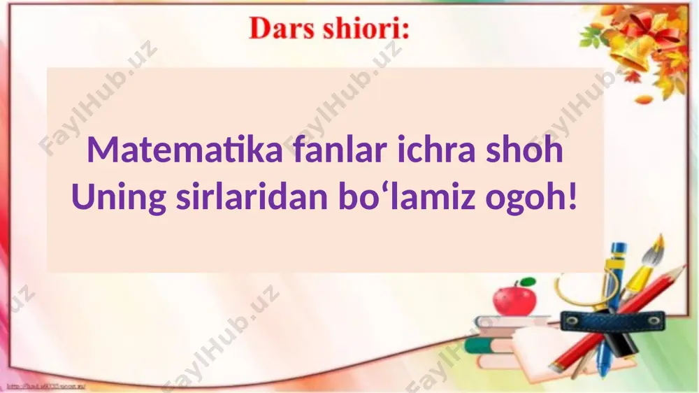 3 xonali sonlarni xona birliklari yig`indisi 3-soat - Page 2