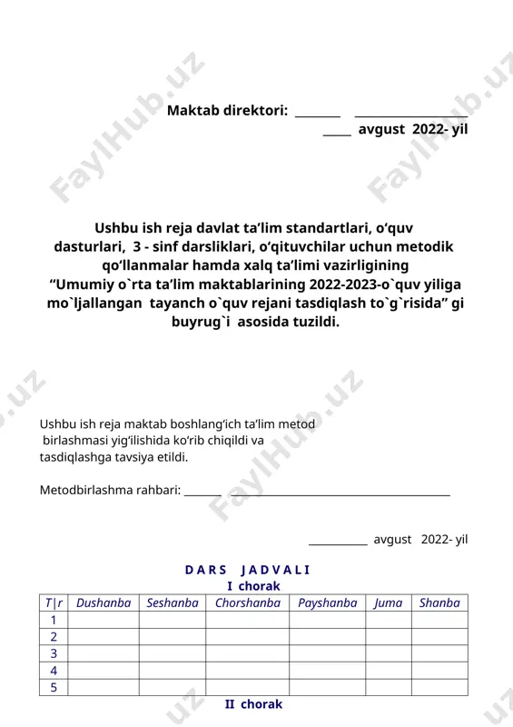 xona birliklari bo‘yicha farqlaydi; m3.sa.5 1000 ichida qo‘shish va ayirish usullarini, qo‘shish xossalarini biladi; m3.sa.6 1000 ichida sonlarni to‘g‘ri va teskari yo‘nalishda oralatib sanaydi; m3.sa.7 berilgan sondan 10 va 100 taga kichik va katta bo‘lgan sonni aniqlaydi; m3.sa.8 10 ga karrali sonlarni og'zaki qo‘shadi va ayiradi; m3.sa.9 qo‘shish va ayirish amaliga oid matematik terminlardan va belgilardan (yig'indi, ayirma, farqi, jami, qo‘shiluvchi, ayriluvchi, ayiruvchi) foydala- nadi; m3.sa.10 uch xonali songa 10 va 100 ga karrali sonlarni qo‘shadi va ayiradi; m3.sa.11 sonni yig‘indiga va yig‘indini songa qo‘shadi; m3.sa.12 qo‘shish amalining o‘rin almashtirish (kommutativlik) xossasini ifodalaydi va undan topshiriqlar bajarishda foydalanadi; m3.sa.13 sondan yig‘indini va yig‘indidan sonni ayiradi; m3.sa.14 noma’lum qo‘shiluvchini topadi; m3.sa.15 qo‘shish amali natijasini hamda ayirish amali natijasini tekshiradi; m3.sa.16 qo‘shish va ayirish natijalarini chamalaydi; m3.sa.17 ko‘paytirish va bo‘lish amaliga oid matematik terminlar va belgilardan (ko‘paytuvchilar, ko‘paytma, bo‘luvchi, bolinuvchi, bo‘linma) foydalanadi; m3.sa.18 ko‘paytirish amalining ma’nosini modellarda tushuntiradi; m3.sa.19 x, * va …