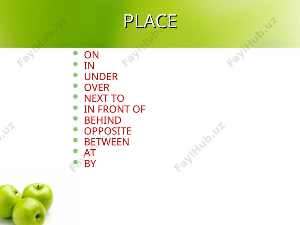 prepositionsofplace - Page 2