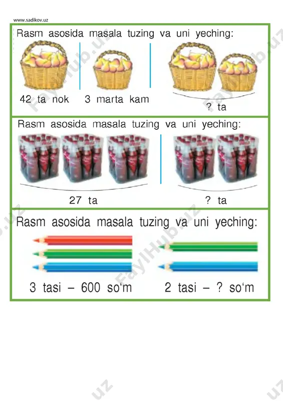 3-sinf tarqatma materiallar - Page 2