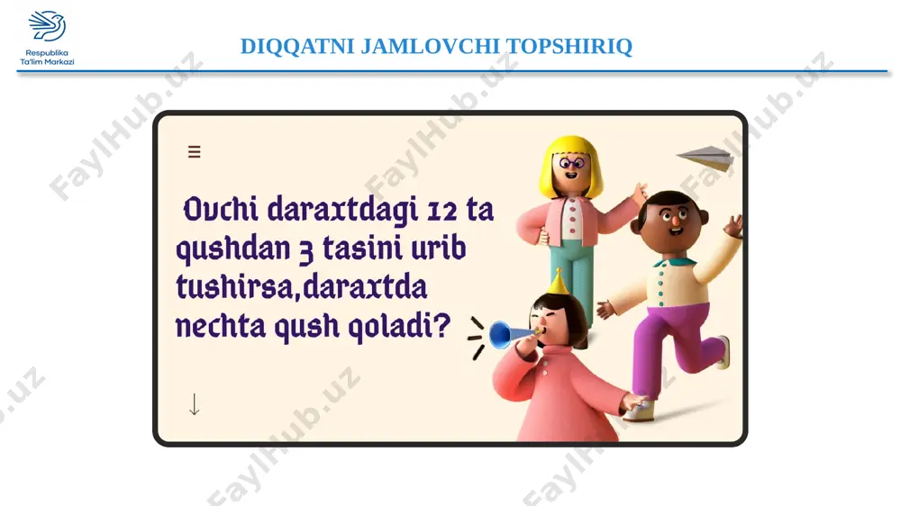 bir xil maxrajli kasrlarni qo'shishni mustahkamlash - Page 2