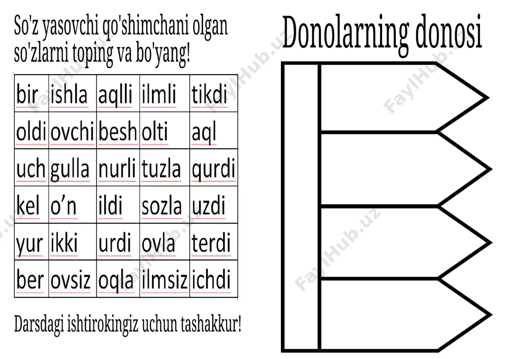 lepbuk so'z yasovchi qo'shimchalar - Page 2