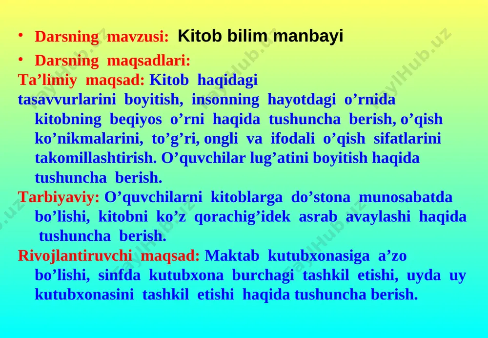 ar bor uy ishi matnni o’qib kelish e’tiboringiz uchun rahmat!