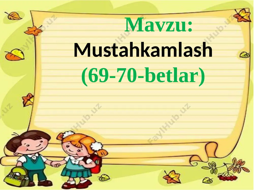 g sharbat siqib olingan. yechish: 700:100=7 80x7=560 kg uy ishi: 6-7-misol va masala image1.jpeg image2.jpeg