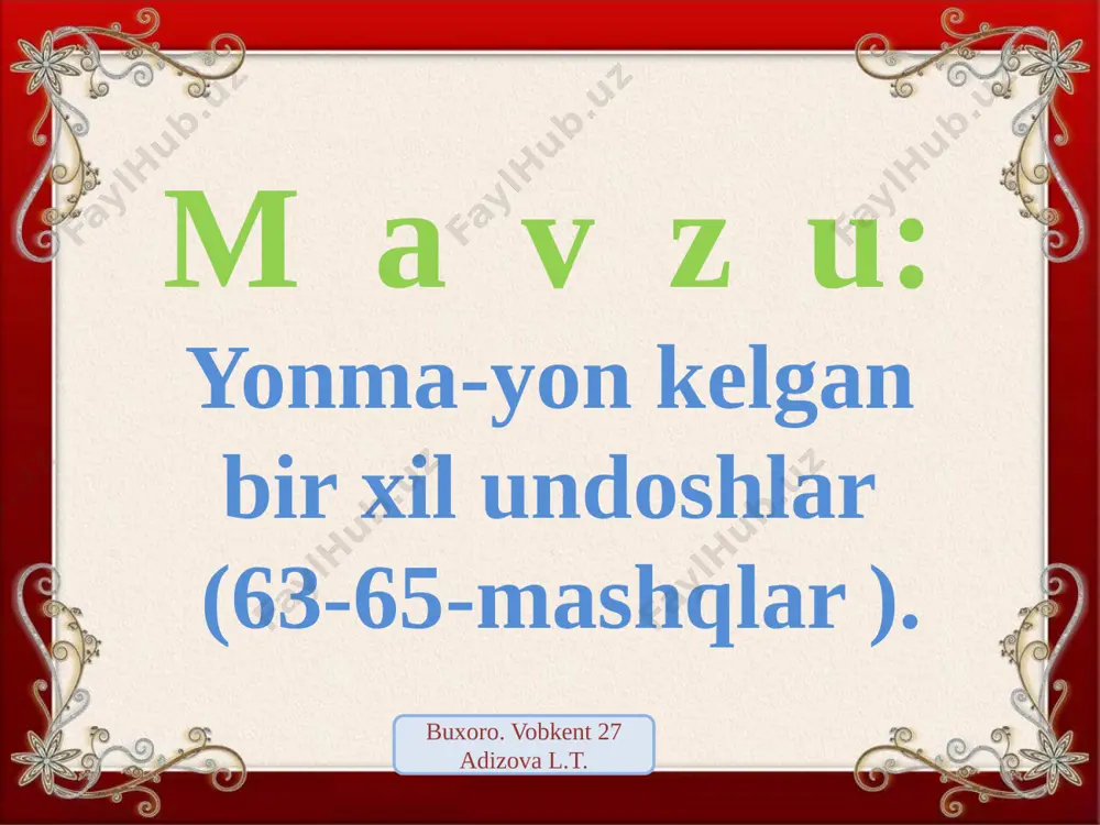 11-oktabr. 63-65-mashqlar - Page 2