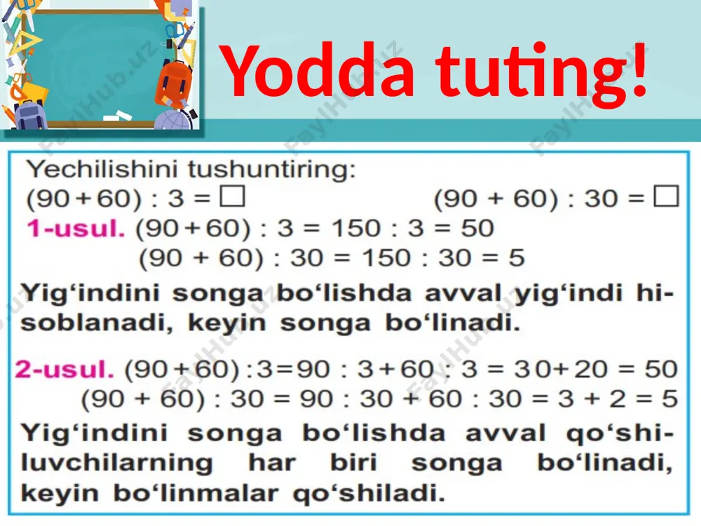 yigindini songa bo'lish togarak - Page 2