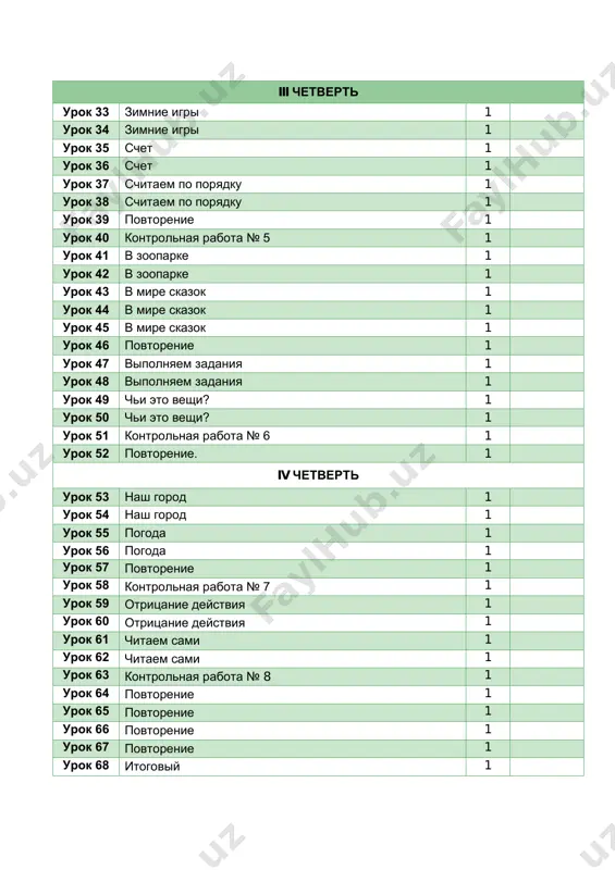 rus tili 3-sinf - Page 2