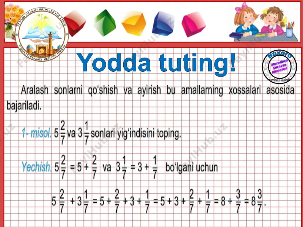 matematika to'garak 3-4-sinf - Page 2