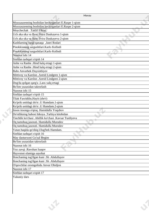 2 list3