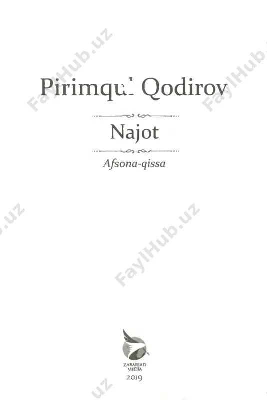 r! eshit- madim demanglar!.. shahzoda abusaid oynoqi chavkar otda atrofiga sinchiklab ko‘z tikadi, lekin butalar ustiga qo'nib sayrayotgan zargaldoqlar va osmonda g‘ujur-g‘ujur qilayotgan to‘rg‘aylardan boshqa biron jonzot ko'rin- maydi. shahzodayonidagi yigitogasigabuyurdi: - jarchini jim qiling! ov deb olamga shovqin so- ladi, bu yoqda bironta bedana ham uchramaydi-ku! yigit og‘a otiga qamchi bosib, jarchi tomon yelib ketdi. zum o'tmay jarchining ovozi ham, nogora va surnaylar ham jim bo'ldi. shahzodaning avzoyi yomonligini ko'rgan yigit ogasi oradagi g'uborni hazil-mutoyiba bilan tarqat- moqchi bo'ldi. - rahim gapdon, - deb jikkak navkarga kinoyali ko‘z tashladi. - bu atrofda tuvaloq ko‘p degan eding, bir o‘q otsang bulutday yopirilib uchadi, deb bizni ishontirgan eding. - tuvaloq bo'lmasa qirg'ovul bor, - dedi rahim jikkak. - anu daryoning boyidagi qamishzorga bo- raylik, korasiz, shahzodam. toqayda qirg'ovullar qumursqaday qaynab yotibdi. - qirgovul to'qayda emas, sening og'zingda qay- naydi, xolos! - dedi yigit ogasi. bu gapga mulozimlar kulmoqchi bo'lishdi, lekin shahzoda …