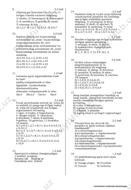 biologiya sertifikat - Page 2