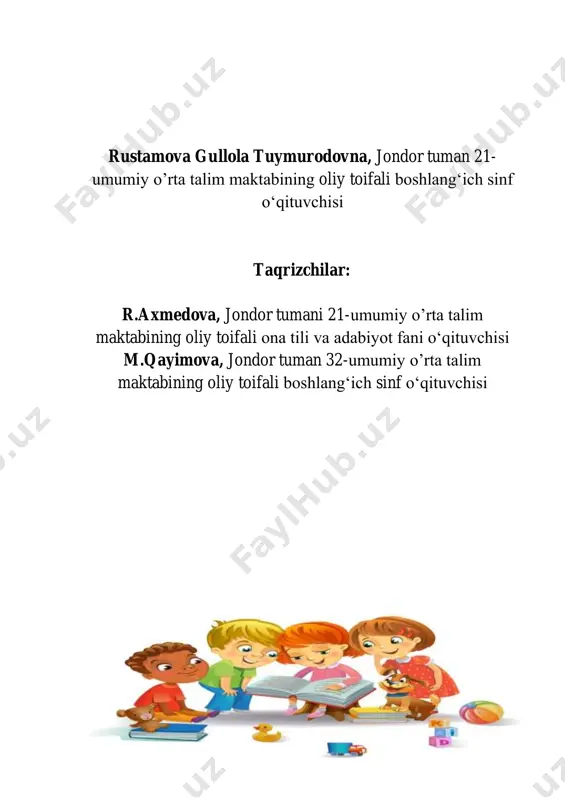 gramm asal bor? 2. bo„sh katakni to„ldiramiz: 3. ayirmani javobini aniqlaymiz. + 52 48 16 49 39 26 23 70 93 52 5 4. natijani taqqoslaymiz. 46 + 24 62-51 29 + 7 7 + 29 5. harflarda qanday sonlar yashiringan? umumiy ball: baho : sana: 2 – nazorat ishi mavzu: yuz ichida ayirish mavzusi bo„yicha olgan malaka, bilim, ko„nikmalarini tekshirish 6 2-variant 1.jadvalni ifoda shaklida to„ldiramiz. + 5 28 19 40 37 2. nechta kurkaning massasi 4 ta jo`ja massasiga teng? 3. jami necha nafar o`quvchi to„garakka qatnashgan? 7 4. ifodalar tuzamiz va qiymatini topamiz. 70 bilan 7 ning ayirmasi ______________________________ 57 bilan 13 ning yig‟indisi _____________________________ 72 bilan 24 ning ayirmasi ______________________________ 5. sharbat 2 xil mevadan tayyorlanadi. berilgan mevalardan necha xil sharbat tayyorlash mumkin. umumiy ball: baho : sana: 3 – nazorat ishi mavzu: geometrik shakllar mavzusi bo„yich olgan malaka, bilim, ko„nikmalarini tekshirish 8 2-variant 1. poyezd …