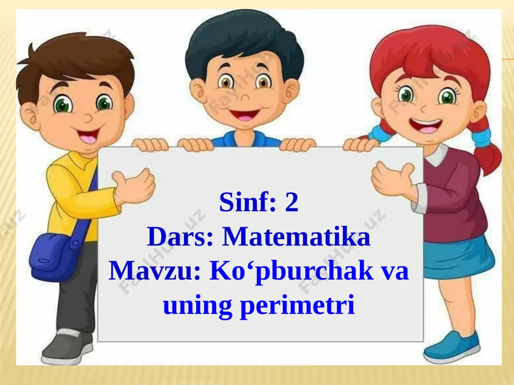 2-sinf matematika ko'pburchak va uning perimetri - Page 2