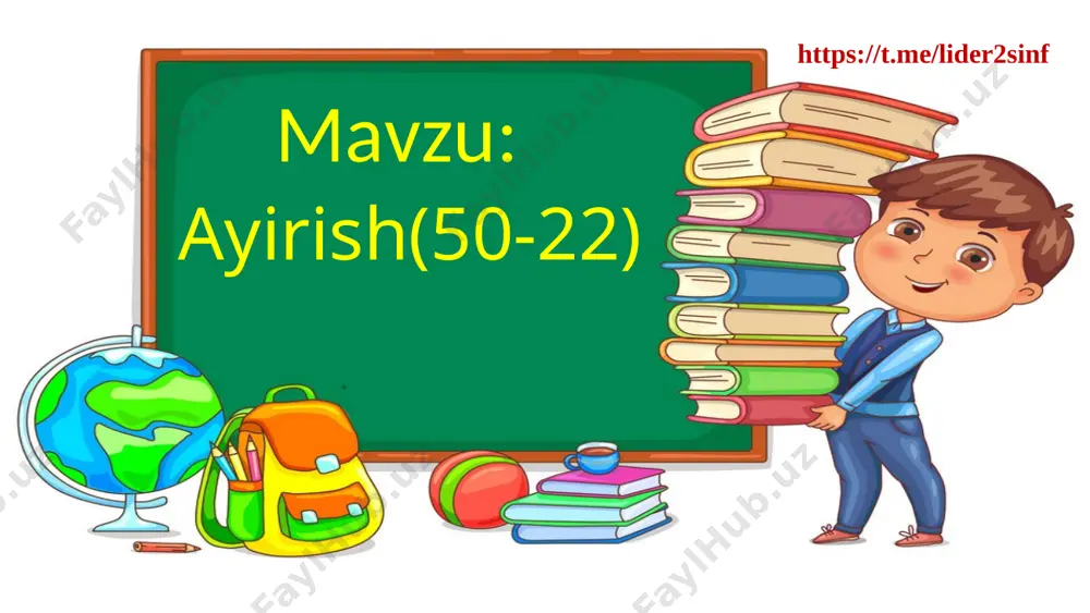 2_sinf_matematika_17_dars_ayirish(50-22) - Page 2