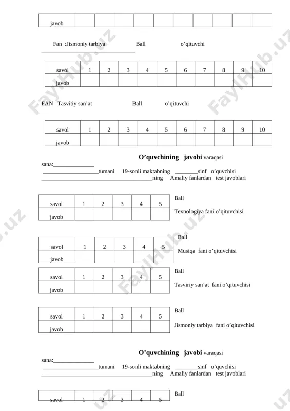 amaliy fanlar test kalit - Page 2
