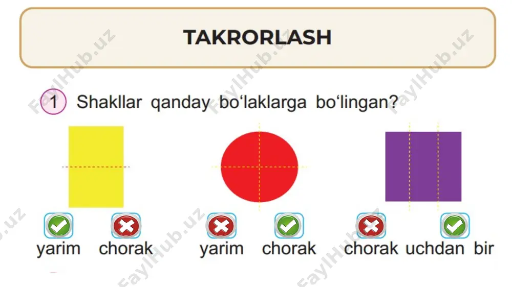 2- matematika takrorlash 1- dars shahnoza - Page 2