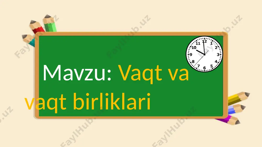 vaqt va vaqt birliklari , @ikkinchisinf_yangi - Page 2