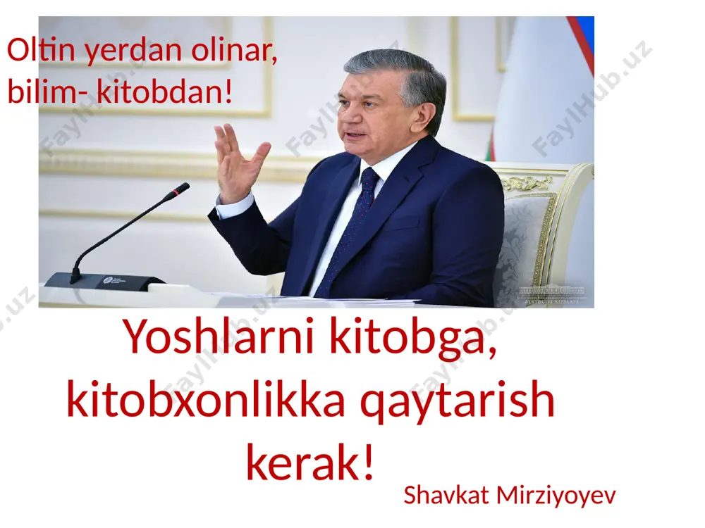 a intizom muvaffaqiyat sari olg’a o’tgan mavzuni mustahkamlashi yigit ayiqning ovozini eshitib qolibdi. 1.tartib va intizom nima ? topshiriqni topa qol!biliming bilan dangasa smurfni uyg’ot! tez javob ha ha yo’q intizomli bo’lish uchun nima qilish kerak? kompyuter o’yinlari o’ynab dars qilishga vaqtingiz yetmay qolganmi?. “vaqting ketdi-naqding ketdi”bu ibora ganijonga tegishlimi? g’anijon ijobiy fazilatli bola? . yangi mavzu ;birlashgan o’zar “aqliy faollik” usuli 9 shu payt u yerdan bir chol o’tib ketayotgan ekan.chol ayiq bilan yigitning yaqinligini ko’rib: -ey o’g’lim ,nima bo’ldi ?bu ayiq qayerdan keldi?uni senda nima ishi bor ? –deb so’rabdi. yangi mavzu ;ertakka nom qo’ying“davom ettir” usulida o’qib ,so’zlang yigit cholga hikoyasini aytib beribdi.chol hikoyani eshitgach; -ey o’g’lim,bu ayiqqa umuman ishonma.ahmoqning do’stligi dushmanlikdan battardir.nima bo’lganda ham bundan qochish kerak,-debdi. savol. 1. karim o’tloqda 18 ta quloq sanadi. o’tloqda nechta qo’y o’tlab yuribdi? yangi mavzuni mustahkamlash. “savollarda –bahs”usuli -podshoh yana ikkinchi marta mamlakatga yurish qildi? -nima uchun podshoh birinchi …
