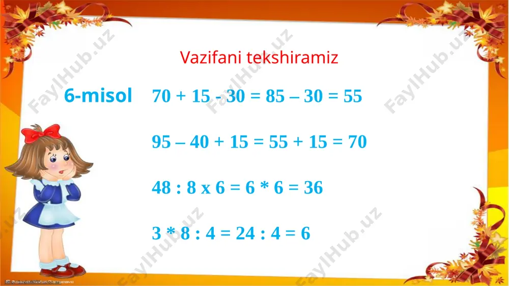 qavsli va qavssiz ifodalar 1-soat - Page 2