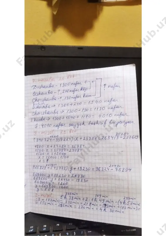 9- dars 4- sinf matematika - Page 2