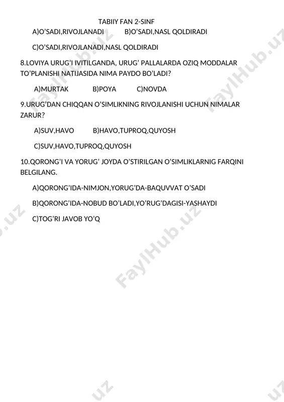 tabiiy fan test - Page 2