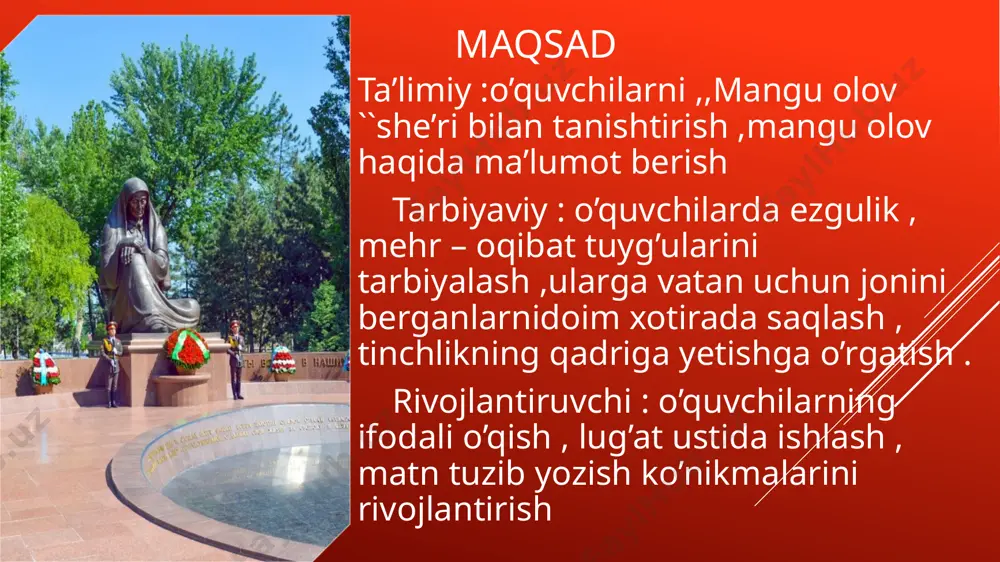 4 - sinf mavzu.mangu olov she'riga slayd - Page 2