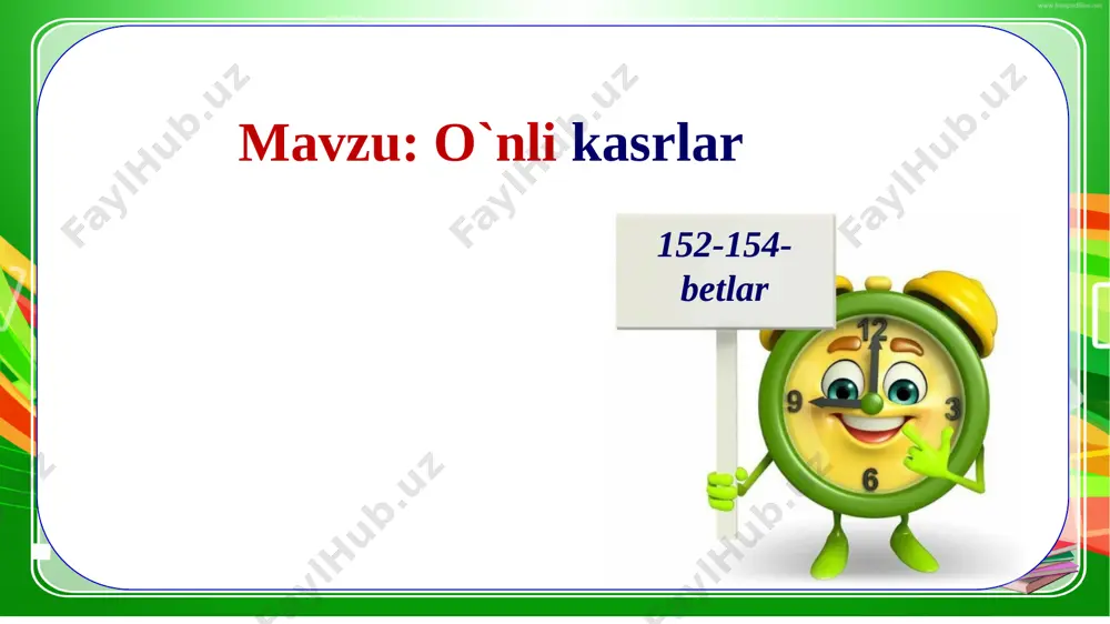 o`nli kasrlar 154-bet - Page 2