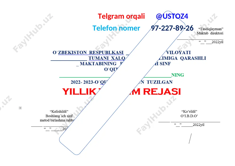 2-sinf ish rejasi 6 ta fan 2022-2023 yil - Page 2