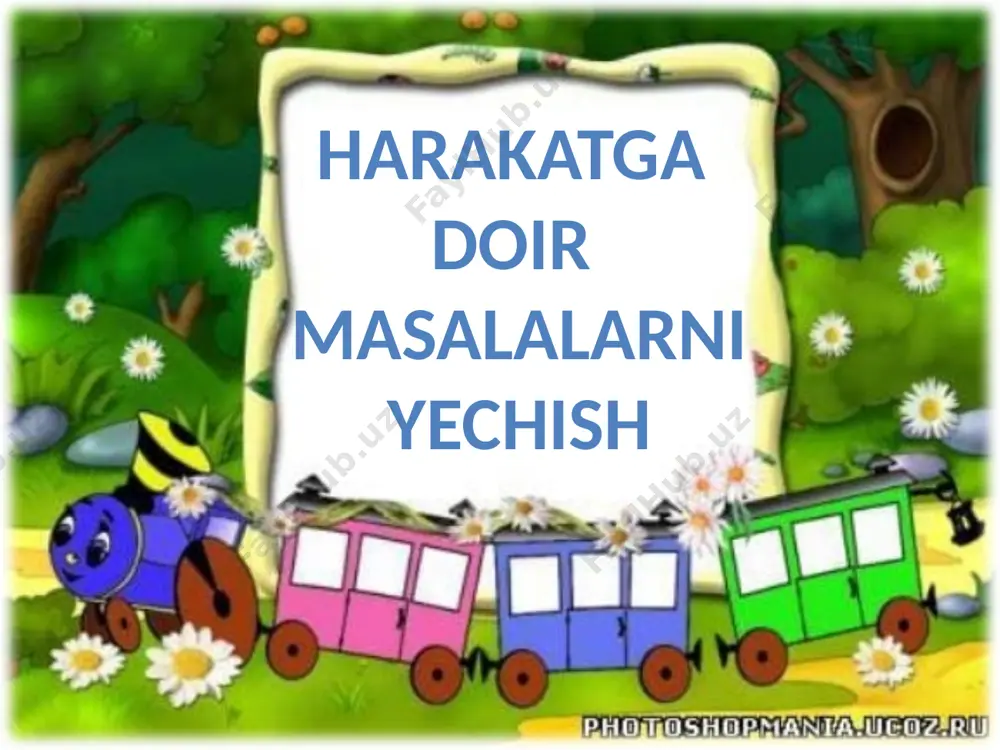 harakatga doir masalalarni yechish - Page 2