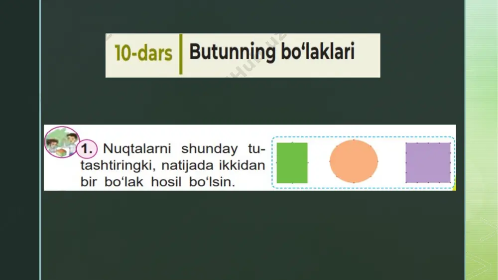 butunning bo`laklari 10-dars. - Page 2