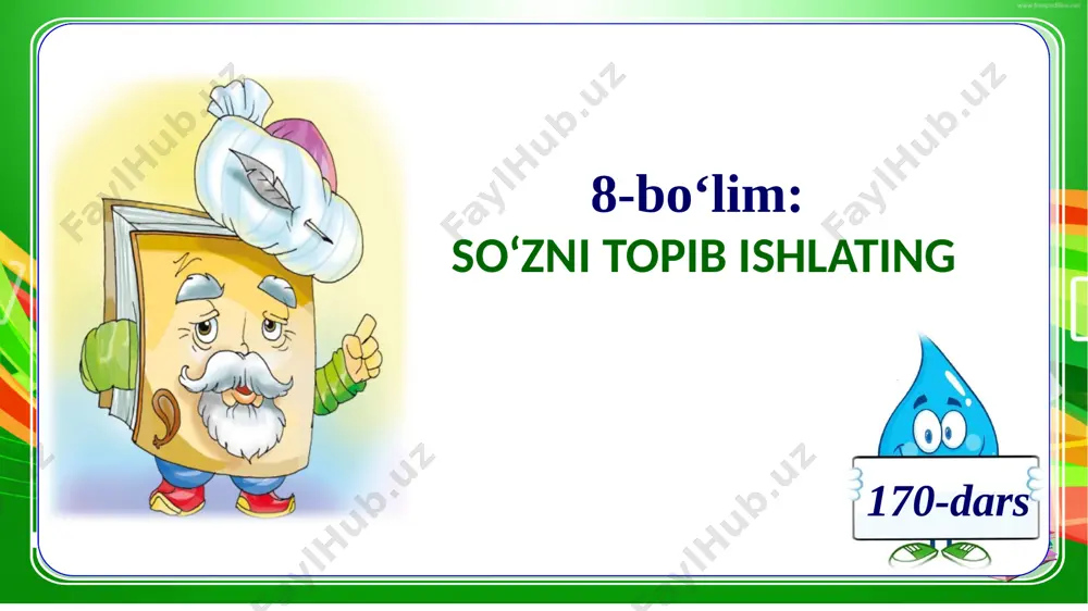 2-sinf.ona tili. 170-dars - Page 2