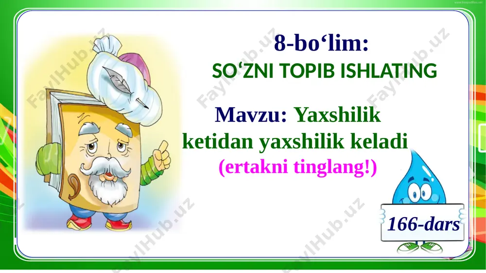 2-sinf.ona tili. 166-dars - Page 2