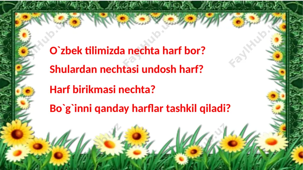 yozuvni kim ixtiro qilgan. 7-soat mustahkamlash. - Page 2