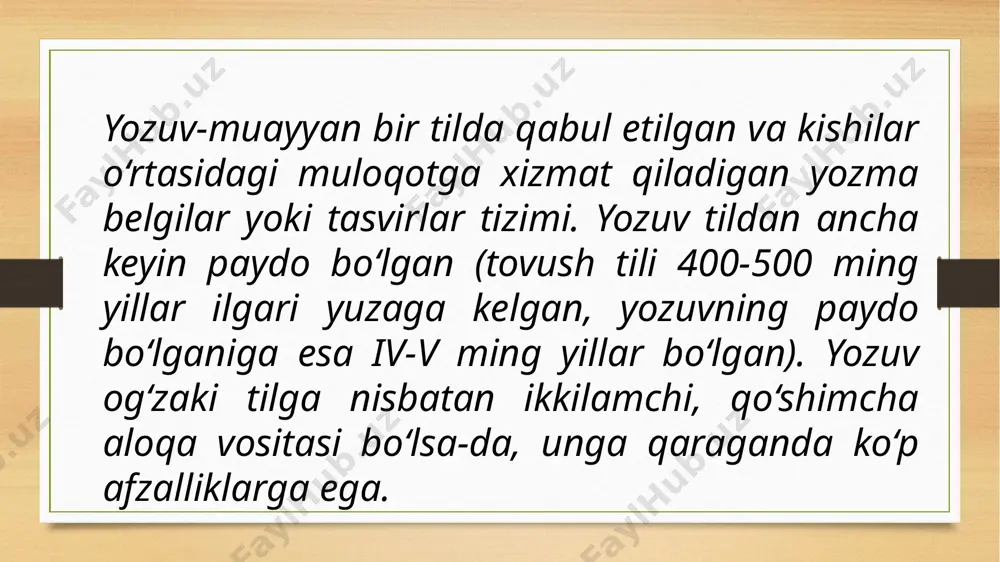 yozuvni kim ixtiro qilgan 1-soat - Page 2