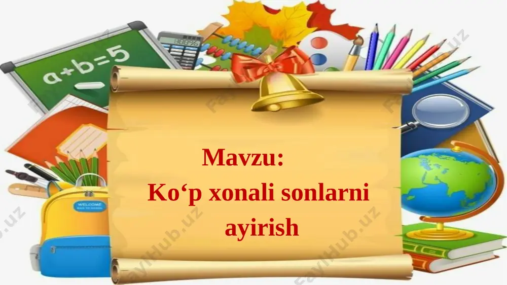 ilan yeching. 3. uch xonali sonni uch xonali songa ko'paytirishga misol tuzing. uni tushuntirish bilan yeching. image1.jpeg image2.jpeg image3.png image4.png image5.png image6.png image7.png