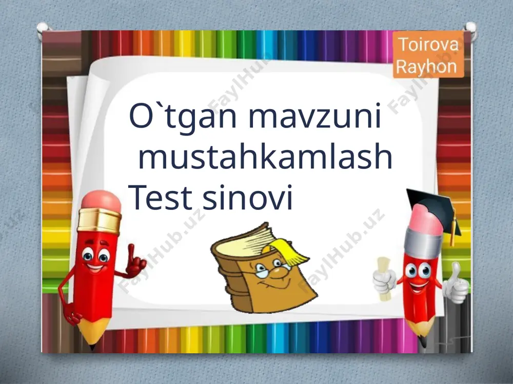 chimlik suviga muhtoj. suvsiz hayot bo`lishi mumkin emas. hattoki ota-bobolarimiz suvni toza saqlashga, undan oqilona foydalanishga alohida e’tibor berganlar vazifa suvlarning ifloslanishiga sabab nima?ularning ifloslanmasligi uchun nima qilish kerak ? fikringizni ish daftariga yozib keling. image3.jpeg image4.png image5.jpeg image6.jpeg image7.gif image8.gif image9.jpeg image10.jpeg image11.jpeg image12.jpeg image13.jpeg image14.jpeg image15.jpeg image16.jpeg image17.jpeg image18.jpeg image19.jpeg image20.jpeg image21.jpeg image22.jpeg image23.jpeg image24.jpeg image25.jpeg image26.png
