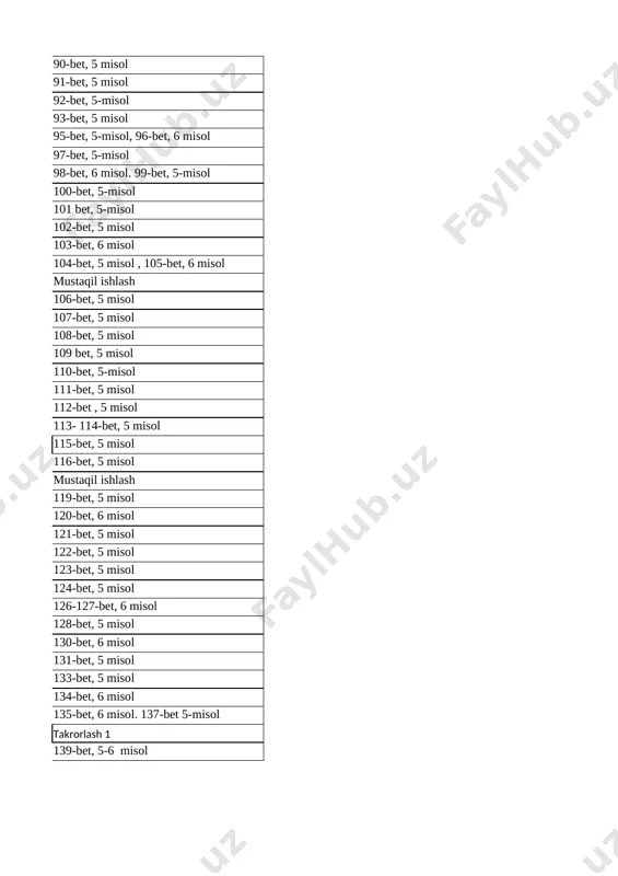 a. mustahkamlash. 139-bet, 5-6 misol list2 list3