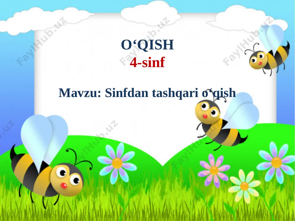 sirlarga tarqatishibdi. kambag‘al dehqon esa o‘z mehnati bilan halol kun ko‘rib, murod-u maqsadiga yetibdi. “sardorlar bellashuvi” bu shartda guruh sardorlari berilgan test savollariga javob topishadi mavzu “klaster” usulida mustahkamlanadi uyga vazifa: “halollik " ertagi asosida rasm ishlash va so'zlab berishga tayyorlanish. dars tugadi, bor bo'ling, keying darsga tayyor bo'ling. image1.jpeg image2.gif image3.jpeg image4.png image5.png image6.png image7.png image8.gif image9.jpeg image10.png image11.png image12.png image13.png image14.png image15.png image16.png image17.png image18.jpeg image19.jpeg