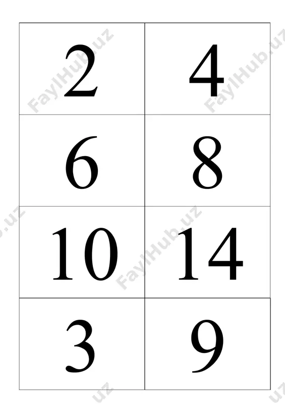 2-turga mansub kartochkalar - Page 2
