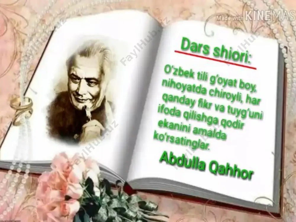 arshi ma’noli so‘zlar zid ma’noli so‘zlar deyiladi zid ma’noli so‘zlar: do‘st achitib gapirar, dushman kuldirib. yaxshining ehsoniga, yomonning boshi og‘rir. kattaga hurmatda bo‘l, kichikka izzatda bo‘l. uzoqdagi qarindoshdan, yaqindagi qo‘shni yaxshi. 56-mashq. hikmatli gaplarini o‘qing. undan qanday xulosaga kelganingizni so‘zlab bering. 1. otalar so‘zidir biz uchun meros, otalar so‘zining nafi beqiyos. 2. ilmni buyuk bil, uquvni ulug‘, shu ikkov ulug‘lar kishini to‘liq. 3. bilim boylik axir, zavoldan yiroq, uni ola bilmas qaroqchi biroq. 4. kishiga chiroydir uyat-andisha, u asrar nojo‘ya ishdan hamisha. (yusuf xos hojib) rasmlarga qarab zid ma’noli so‘zlarni toping rasmlarga qarab zid ma’noli so‘zlarni toping uy vazifa: 57-mashq image1.jpeg image2.jpeg image3.jpeg image4.png image5.png image6.jpeg image7.jpeg image8.jpeg image9.jpeg image10.jpeg image11.jpeg image12.jpeg image13.png image14.jpeg image15.jpeg image16.jpeg image17.png image18.jpeg image19.png image20.jpeg image21.png image22.jpeg image23.jpeg image24.jpeg image25.png