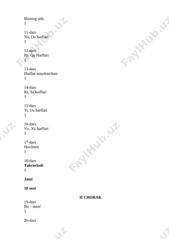 2-sinf o'zbek tili.xls - Page 2