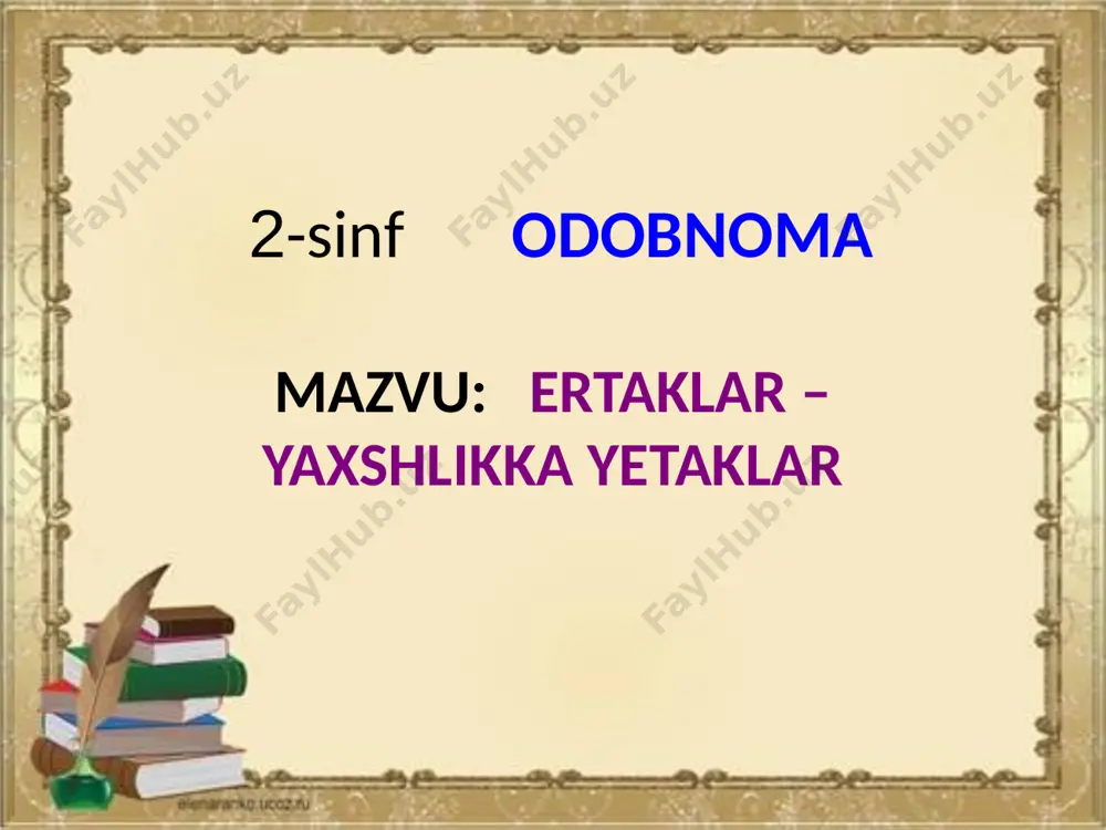 odobnoma 2-sinf - Page 2
