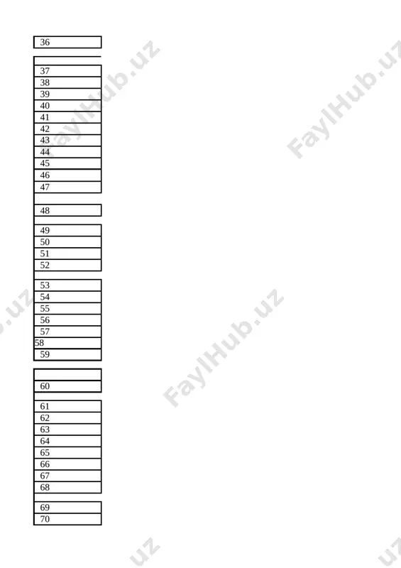alomatlik darslari.salomatlikni yoshlikdan asrang 47 5-nazorat ishi. test onlari (5 soat) 48 to„maris. s. bahodirova. 73-76 49 ajdodol 77 50 shahzodaning bolaligi. e. samandar. 78-80 51 dunyoda tinchlik deb yashar harbiylar. z. ne’mat. 80-81 52 ona vatan. f. shohismoil. 82 53 najmiddin kubro 83-85 54 sulton mahmud va beruniy. n. samarqandiy. 85-87 55 ibn sino bilan tabib 87-90 56 pahlavon va shoir. h. hamidov. 90-92 57 hidi, tilimi va mazasidan 92-94 58 bo„lim yuzasidan savol va topshiriqlar. 94 59 sinfdan tashqari o‘qish. salomatlik darslari.zararli odatlarni oldini olish 60 6-nazorat ishi. 61 boychechak 95 62 davlat 95-98 63 xo„p hayda 98 64 ziyrak uch yigit 1-qism 99-100 65 ziyrak uch yigit 2-qism 100,101 66 ziyrak uch yigit 3-qism 102- 104 67 sinfdan tashqari o‘qish 68 7-nazorat ishi. 69 bahor. q. hikmat. 105 70 bahor ta’rifida. yusuf xos hojib. 106 71 erkacholning o„rigi. x. to‘xtaboyev. 107-109 72 yaxshidan bog„ qoladi. 110-111 73 …