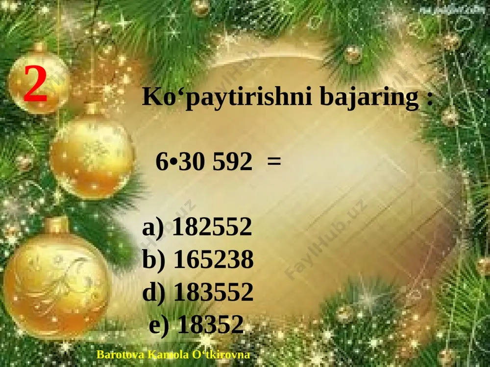 matematika 08.01.2021 barotova kamola o'tkirovna - Page 2