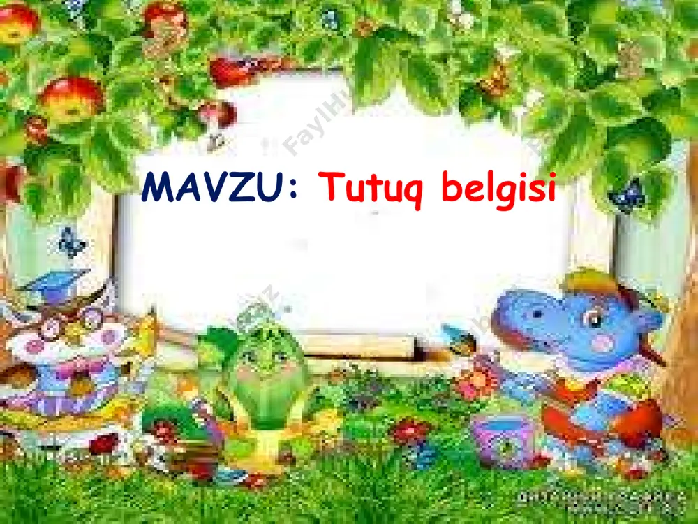 arni darsga jalb qilish va davomatni aniqlash. ii.o‘tilgan mavzuni mustahkamlash: harf birikmali harflarni aytingchi 45-mashq. harflar birikmalarining har biriga 5 tadan so‘z toping. ularni bo‘g‘in ko‘chirish qoidasiga binoan yozing. iii. yangi mavzu bayoni: 46-mashq. o‘qing. so‘zlarning to‘g‘ri talaffuzini tushunring 1. ma’lum, ma’rifat, a’lo, she’r, ta’rif, e’tiroz, e’lon, ta’til, ta’m, ta’zim, e’zoz. 2. sur’at, san’at, qal’a, mash’al, qit’a, in’om. so‘zlarni bo‘g‘in ko‘chirish qoidasiga binoan yozing. qaysi so‘zlarda tutuq belgisi tushirib qoldirilsa, ma’no o‘zgaradi? ularning ma’nolarini tushuntiring. 47-mashq. matnni o‘qing. matnda nima haqida hikoya qilinadi? yurtimizda yog‘och o‘ymakorligi san’ati qadimdan rivojlangan. xiva shahri o‘zining yog‘och o‘ymakorligi bilan butun dunyoga tanilgan. 1937-yil xivalik ustalar ishlagan naqshinkor ustun parijda oltin medal bilan taqdirlangan. xivalik ustalar alisher navoiy teatrini bezashda ham qatnashganlar. („gulxan“dan) matnda nechta xatboshi bor? ularning har birida nimalar haqida yozilgan? matndagi o‘ va g‘ harflarining va tutuq belgisining yozilishiga diqqat qiling. tutuq belgisi qanday belgilanar ekan aqliy hujum “xotira mashqi” bolajonlar tutuq …