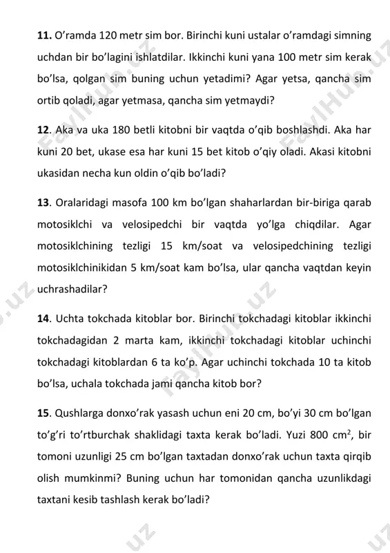 xta kerak bo’ladi. yuzi 800 cm2, bir tomoni uzunligi 25 cm bo’lgan taxtadan donxo’rak uchun taxta qirqib olish mumkinmi? buning uchun har tomonidan qancha uzunlikdagi taxtani kesib tashlash kerak bo’ladi?