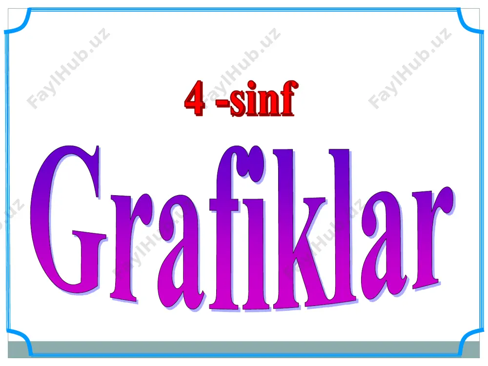 sm. 3 yoshda – 50 sm, 4 yoshda – 55 sm, 6 yoshda – 72 sm oxirgi bir yilda bo‘rining bo‘yi o‘sdimi? bo‘rining bo‘yi 40 cm bo‘lganda u necha yoshda edi? 50 cm bo‘lganda-chi? 70 cm bo‘lgandachi? 75 cm bo‘lgandachi? yechish 40 sm – 2 yoshda; 50 sm – 3 yoshda; 70 sm – 5 yosh; 75 sm – 6-7 yoshda. bo‘ri: a) 1 yoshdan 3 yoshgacha – 30 sm ga b) 3 yoshdan 7 yoshgacha necha santimetr – 25 sm ga o‘sgan 2. ushbu grafikda mart oyida tashkil etilgan fabrikada har bir oyda ishlab chiqarilgan mahsulotlar massasi keltirilgan. topshiriqlarni grafikda keltirilgan ma’lumotlar asosida bajaring yechish 1. to‘rt oy davomida jami qancha mahsulot ishlab chiqarilgan? 55 + 125 + 150 + 125 = 455 2. qaysi oyda eng kam mahsulot ishlab chiqarilgan? - mart 3. qaysi oylarda eng ko‘p mahsulot ishlab chiqarilgan? - may 4. qaysi oylarda ishlab chiqarilgan mahsulotlar …