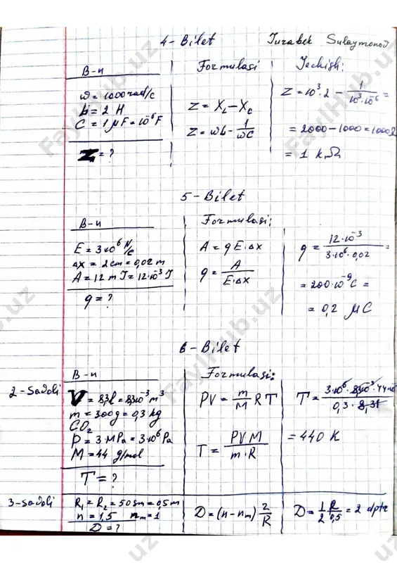 11-sinf imtihon masalalari yechimi 2021 - Page 2