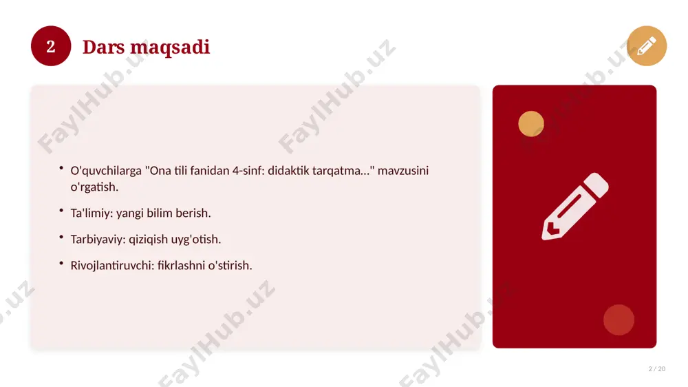 i 16 / 20 mavzu vaqt o'tishi bilan rivojlangan. asosiy bosqichlar kuzatiladi. muhim o'zgarishlar yuz bergan. hozirgi holatga ta'sir ko'rsatgan. 16 17 zamonaviy holati 17 / 20 bugungi kundagi ahvol. yangi yondashuvlar paydo bo'lmoqda. dolzarb tendensiyalar. amaliy qo'llanilishi kengaymoqda. 17 18 qiyosiy tahlil 18 / 20 o'xshash hodisalar bilan solishtirish. umumiy jihatlar aniqlanadi. farqli tomonlar ko'rsatiladi. xulosalar chiqariladi. 18 19 xulosa 19 / 20 ona tili fanidan 4-sinf: didaktik tarqatma… bo'yicha asosiy jihatlar yoritildi. mavzu nazariy va amaliy ahamiyatga ega. olingan bilim amaliyotda qo'llaniladi. doimiy o'rganish tavsiya etiladi. 19 20 foydalanilgan adabiyotlar 20 / 20 tegishli darslik va o'quv qo'llanmalari. ilmiy maqola va manbalar. internet va elektron resurslar. manba: soff.uz · 2026. 20 image-1-1.png image-1-2.png image-1-3.png image-1-4.png image-2-1.png image-2-2.png image-3-1.png image-3-2.png image-4-1.png image-4-2.png image-5-1.png image-5-2.png image-6-1.png image-7-1.png image-7-2.png image-8-1.png image-8-2.png image-9-1.png image-9-2.png image-10-1.png image-10-2.png image-11-1.png image-11-2.png image-12-1.png image-12-2.png image-13-1.png image-13-2.png image-14-1.png image-14-2.png image-15-1.png image-15-2.png image-16-1.png image-16-2.png image-17-1.png image-17-2.png image-18-1.png image-18-2.png …