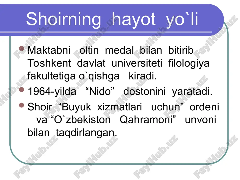 erkin vohidovning hayoti - Page 3